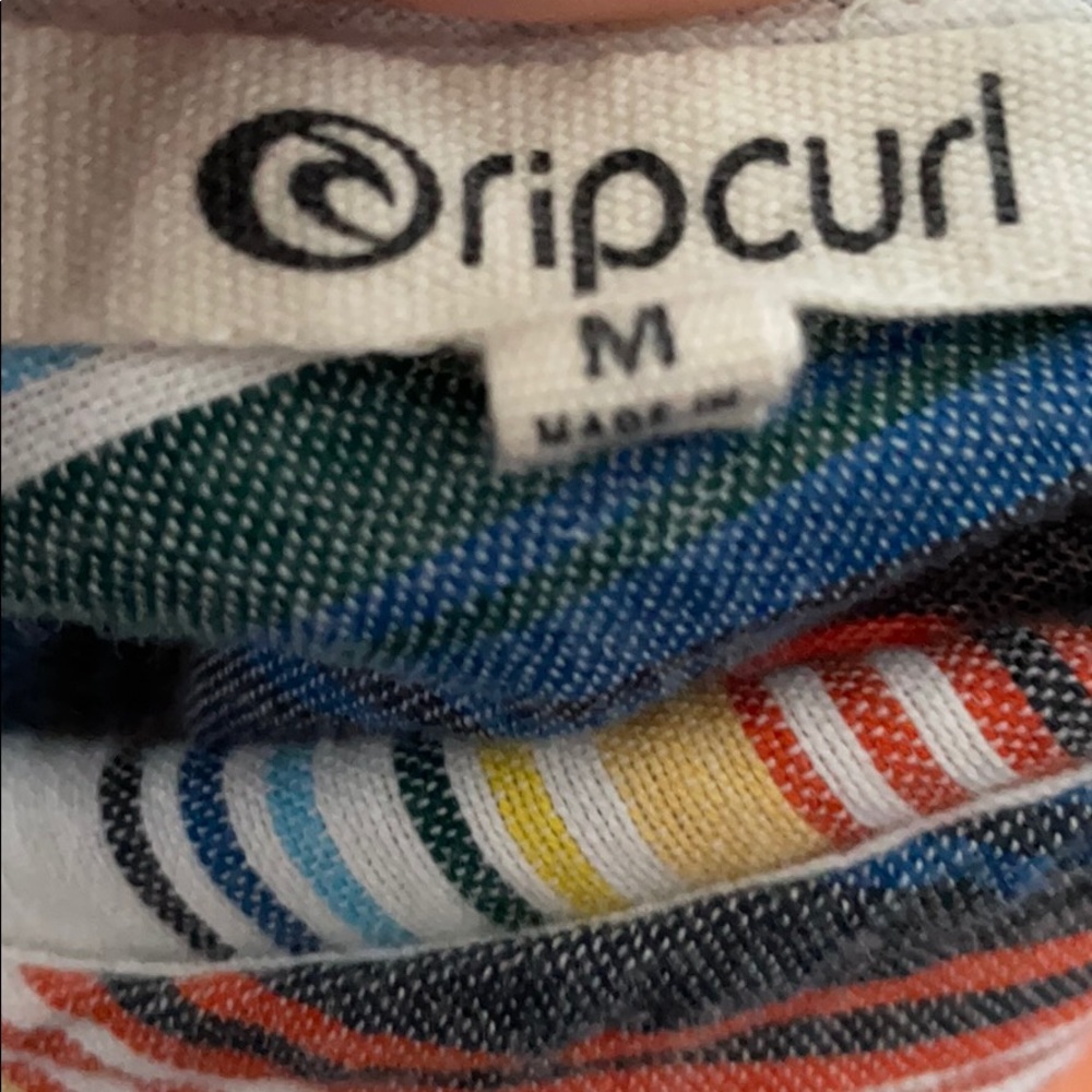 Rip Curl Striped Maxi Dress in Blue, Green, Yellow, Red, White - Picture 5 of 5